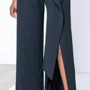 Chic Black Wide-Leg Pants